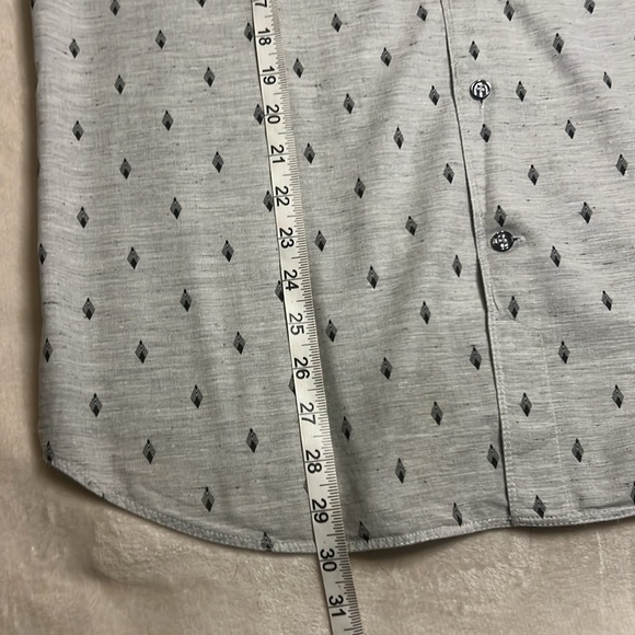 Massimo Dutti White Patterned Shirt - Picture 7 of 9